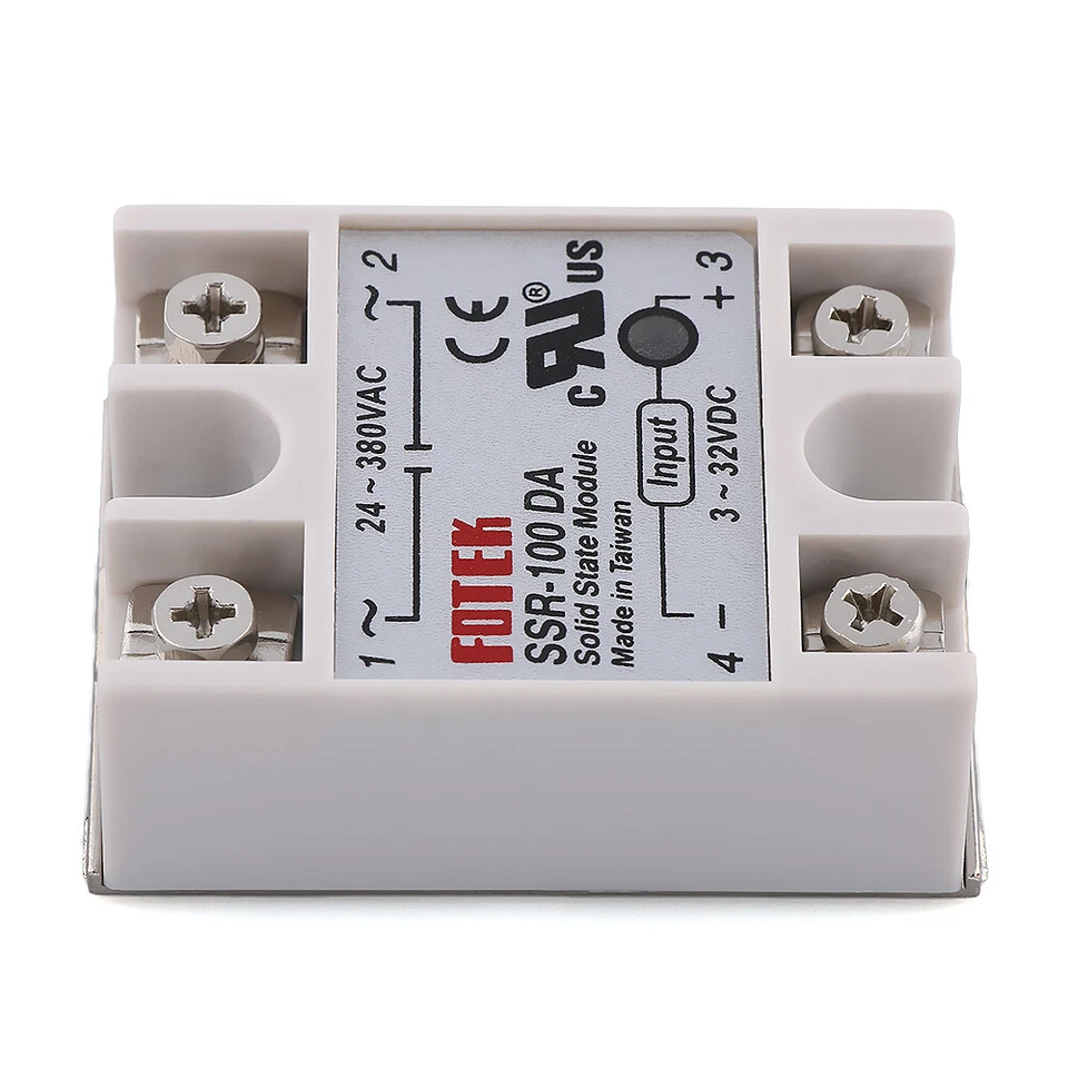 Einphasiges DC 3-32V auf AC 24-380VAC SSR-40DA 40A Halbleiterrelaismodul Neu - Bild 2 von 4
