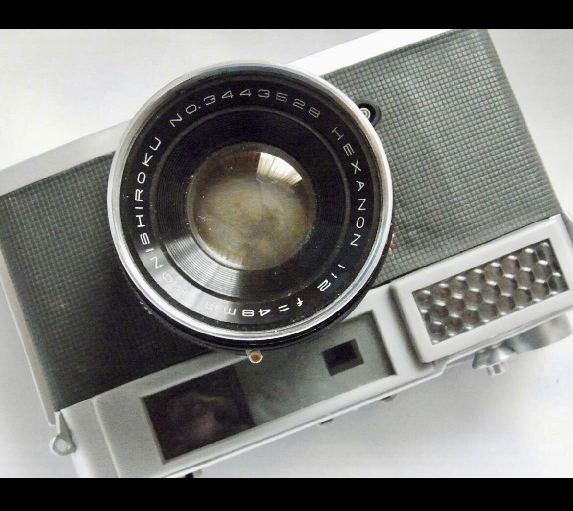 Vintage Konica S Rangefinder Film Camera & Hexanon 48mm 1:2 lens