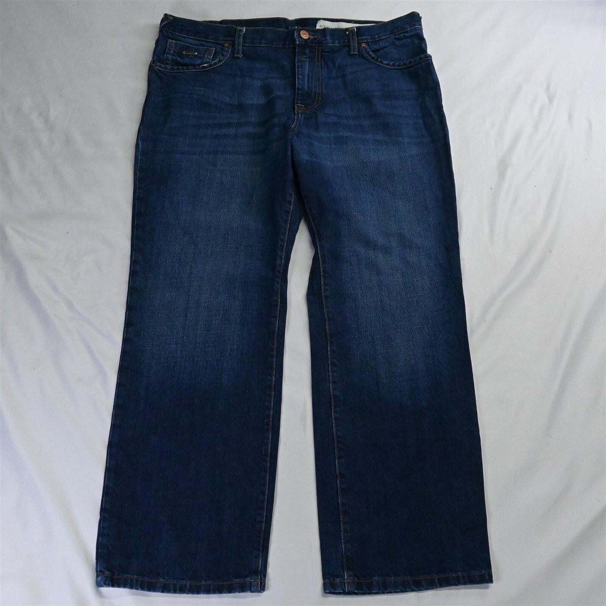 Rocha John Rocha 38 x 30 Straight Dark Wash Denim Jeans