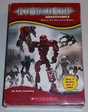 Bionicle Adventures Box Set 1-4 MYSTERY OF METRU NUI TRIAL BY FIRE LEGENDS w/Box
