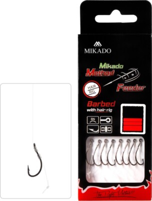 Mikado 10cm Fereder Rig mit HaarFeedermontage Method Feeder