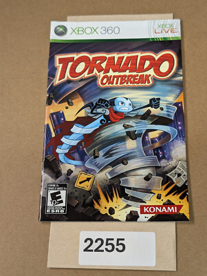Tornado Outbreak - Xbox 360 - Manual Only **NO GAME!