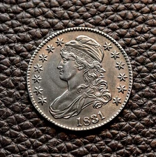 (ITM-7071) 1831-P Capped Bust Half Dollar ~ AU++ details ~ COMBINED SHIPPING!