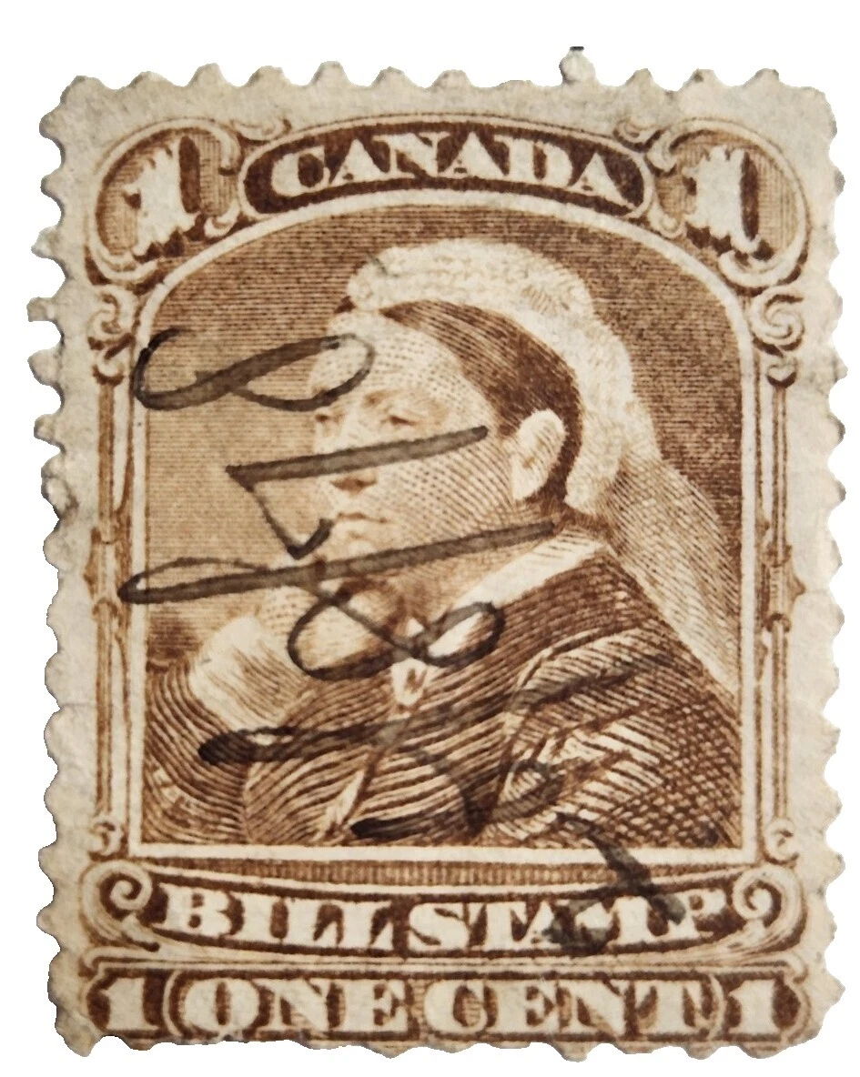 Brown Pre-Decimal Canadian Stamps