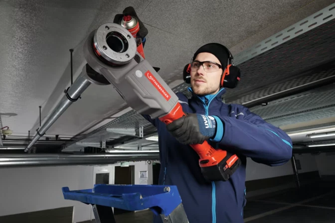 Портативные штампы Rothenberger 2000 E для аккумуляторных труб Supertronic 1000003430 - Изображение 4 из 4