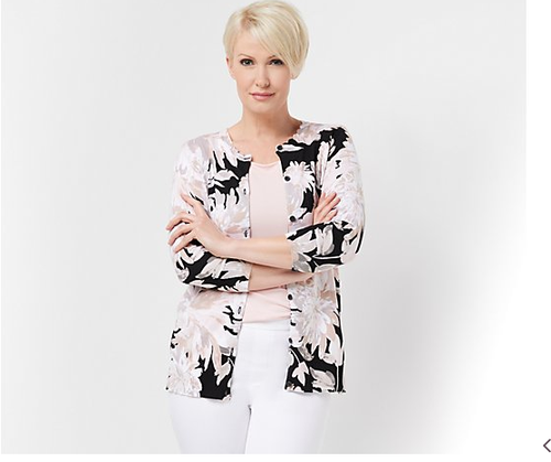 Isaac Mizrahi Live! Watercolor Floral 