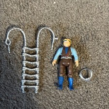 Yungstar Dino Riders Deinonychus Rider 1987 Tyco Action Figure With Parts 