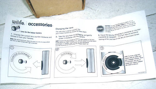 Logitech Replacement Lens for Indoor Camera - Picture 2 of 6