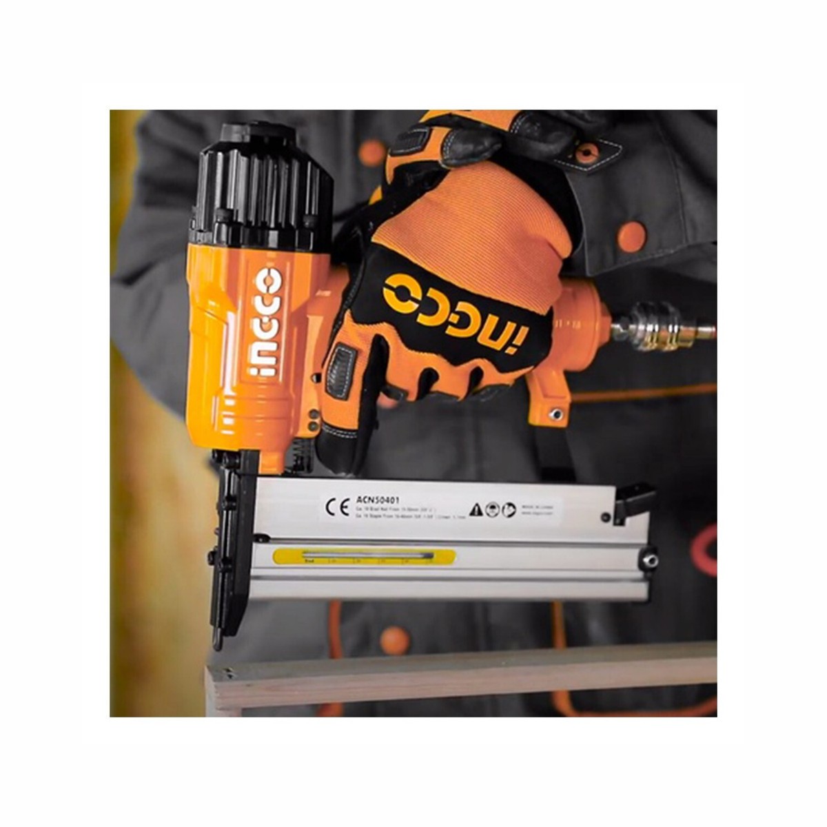 Chiodatrice Pneumatica Spara Chiodi Professionale INGCO Con Accessori | Acquisti Online Su - Foto 8