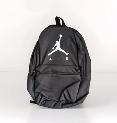 jordan nike air jumpman backpack book bag-black One Size - Black The adjustable padded straps provide comfortable wear. Nike Air Jordan Jumpman Sackpack