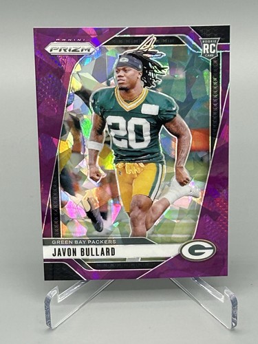 2024 Panini Prizm Football Javon Bullard #345 Rookie Puple Ice /225 Packers RC