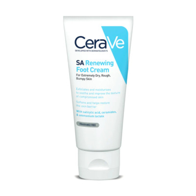 CeraVe SA Renewing Foot Cream For Extremely Dry Rough Bumpy Skin 88ml