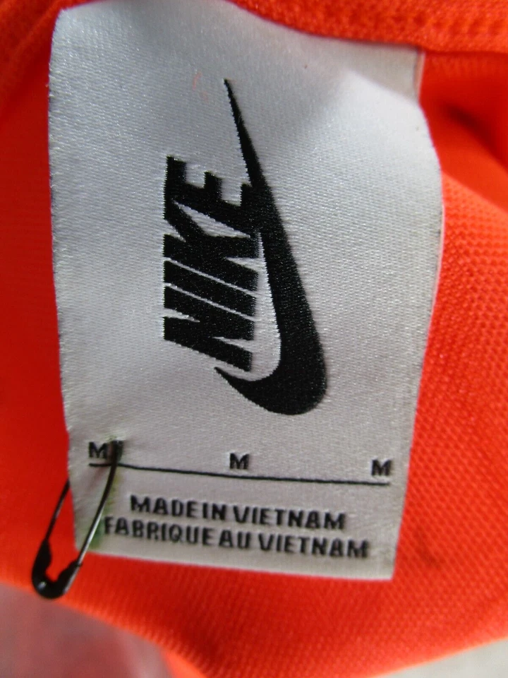 Camisa Polo Nike Lab Para Mujer Mediana Naranja De Gran Tamaño Calce Suelto Bowerman DR 01* Foto 3 de 4