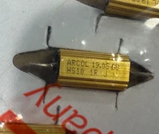 5 ea ARCOL Ohmite HS10 1R  J wire wound resistor 1 Ohm Pack of 5