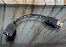 6in USB 2.0 Short Extension Cable Cord M/F Standard Type A Male to Female