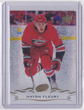 2018-19 UD SERIES 1 SPECKLED RAINBOW FOIL PARALLEL HAYDN FLEURY #34 HURRICANES