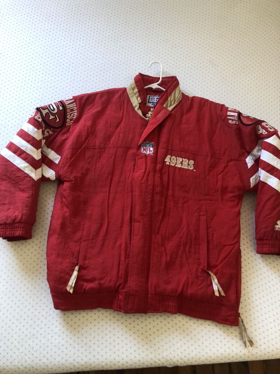 VINTAGE Pro Line Authentic SF 49ers Starter Winter Red VINTAGE Pro Line Authentic SF 49ers Starter Winter Red