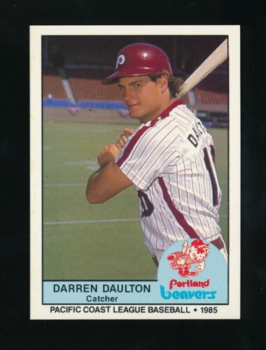 1985 CRAMER PORTLAND BEAVERS Darren Daulton xrc high grade dead centered rookie