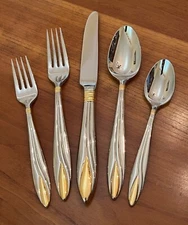 Towle Georgian House SAVVY GOLD ACCENT  18/8  Stainless Flatware - Choice