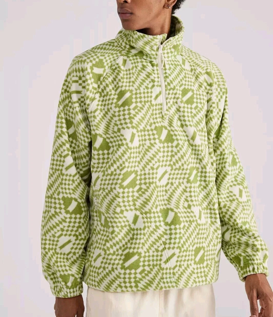 Without Walls Fleece Popover Pullover Jacket Men's Size L