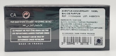 Creed Aventus 10 Year Anniversary 100ml / 3.3 oz SEALED