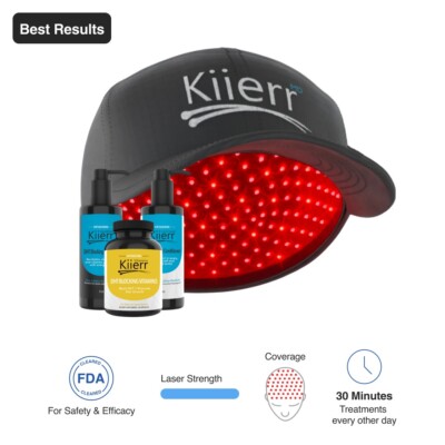 Kiierr 272 MD Laser Hair Growth Cap -Complete System (Up to