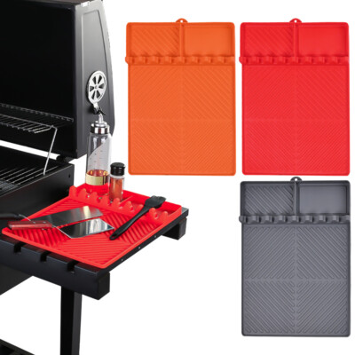 Silicone Grill Mat Griddle Side Shelf Pad for Blackstone Countertop Spatula Tool