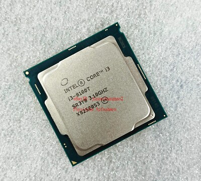 Intel Core i3 8100T 3.1GHz 6MB Quad-Core 35W LGA 1151 Low Power Desktop CpU