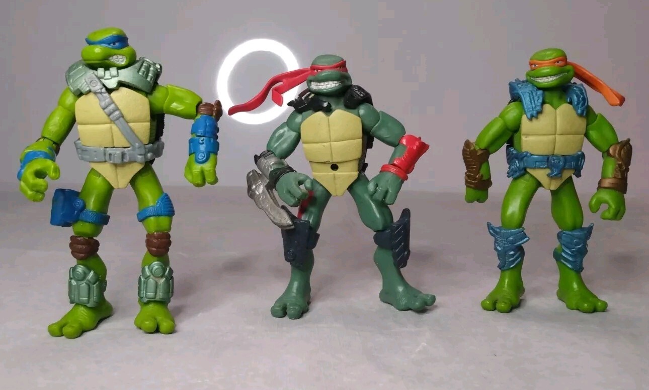 2007 Playmates TMNT Alien Hunter Michaelangelo Leo Raphael