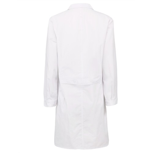 Damen/Herren Langarm Profi Peeling Labor Mantel Medizinische Krankenschwester Arzt Uniform - Bild 3 von 24
