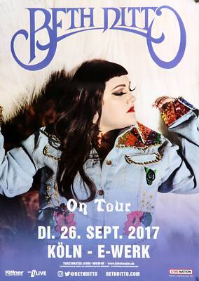 Beth Ditto - Fake Sugar, Köln 2017 | Konzertplakat | Poster