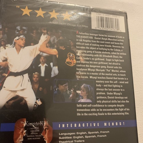 The Karate Kid (DVD, 1998) Ralph Macho Pat Morita Elisabeth Shue*New* - Foto 5 di 7