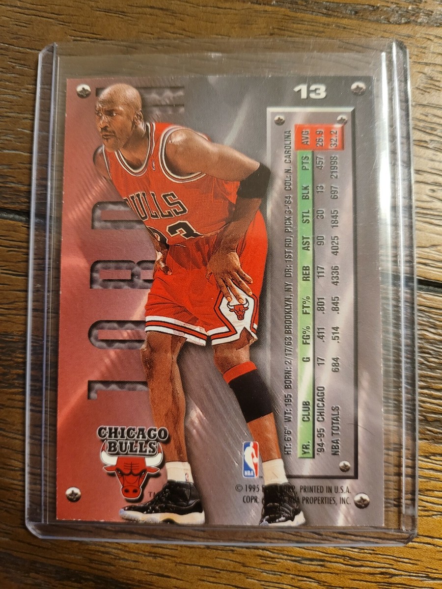 Michael Jordan Fleer Metal 95-96 Nice Card! | eBay