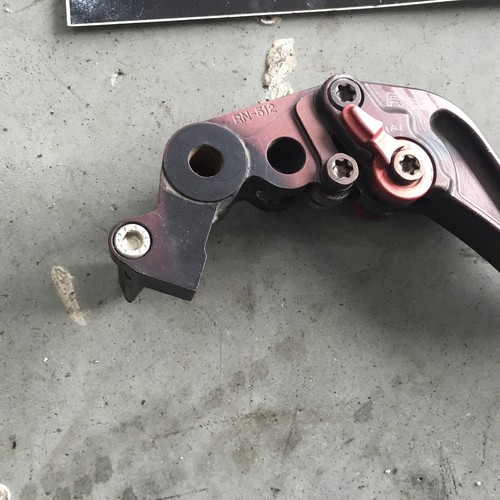 08-10 KAWASAKI ZX10R BRAKE LEVER CRG RC2 SHORTY - Picture 6 of 10