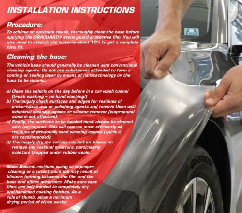 Stone Guard Paint Protection Film Clear Bra PPF For Cadillac Escalade 21-22 FH - Picture 3 of 6