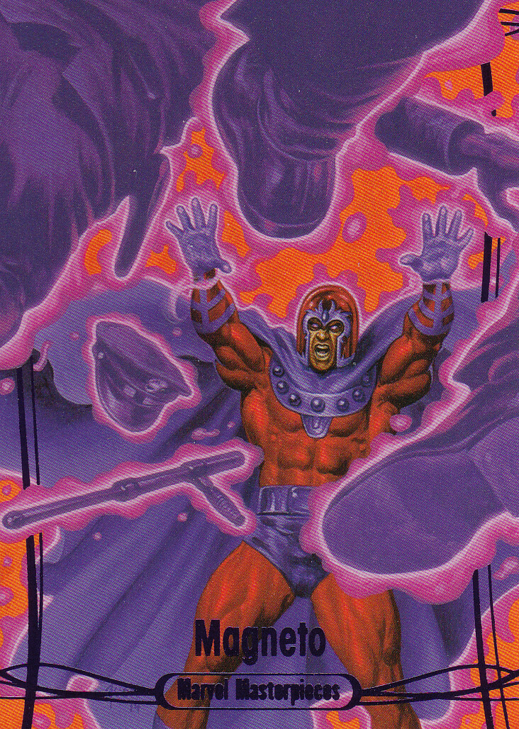 2016 Marvel Masterpieces PURPLE #72 MAGNETO #150/199 Single Tier 3 NM/M😍😍*