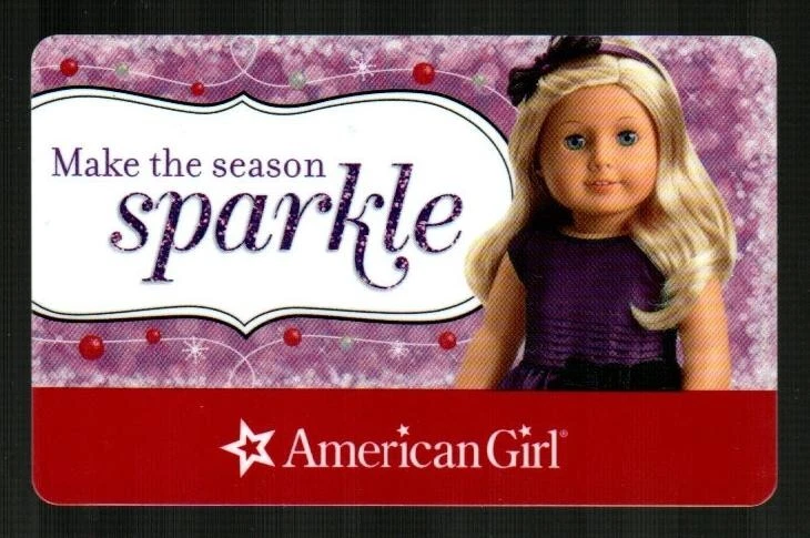 AMERICAN GIRL Make the Season Sparkle 2012 Gift Card 0 eBay