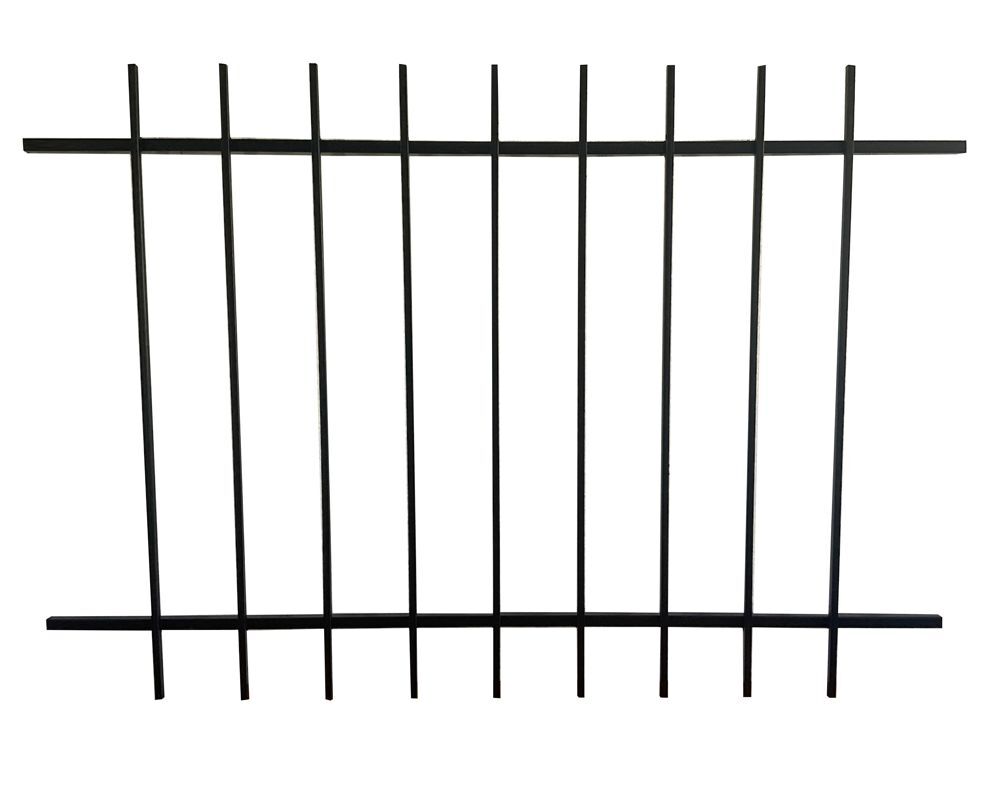 Grille de défense DISTRI fenêtre 115x140 cm en acier forgé premium