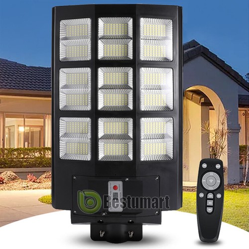 9900000000LM 2000W Commercial Solar Street Lights Dusk to Dawn Outdoor Lamp+Pole - Picture 39 of 132