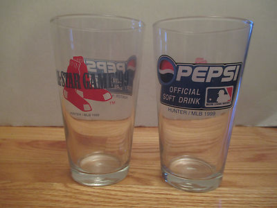 Pepsi ALL STAR GAME July 13 1999  BOSTON RED SOX Fenway 6'' Glass PEDRO MARTINEZ