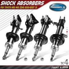 4x Shock Absorbers Front and Rear for Toyota MR2 MK3 1.8 16V VT-i 333320 334311