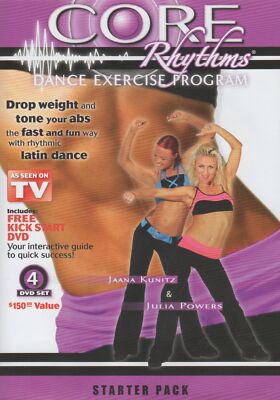 Core Rhythms Dance Exercise program STARTER PACK 4 DVD [DVD]