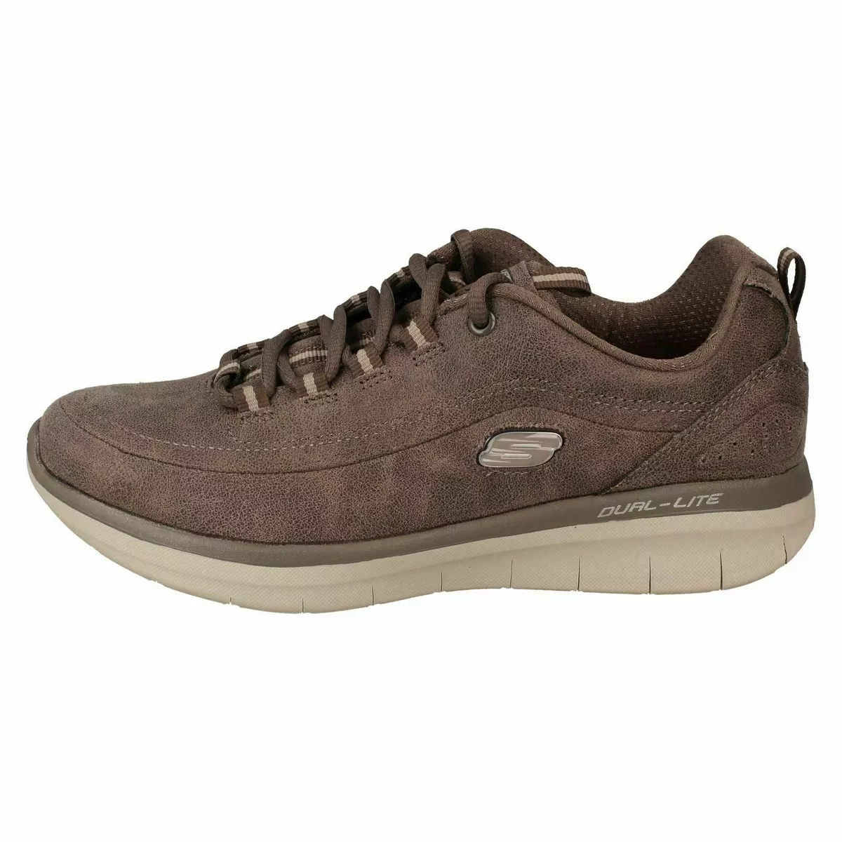 Ladies Skechers Synergy 2.0 Comfy Up 12934 Memory Foam Lace Up Trainers