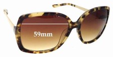 SFx Replacement Sunglass Lenses fits Kate Spade Darryl/S - 59mm Wide