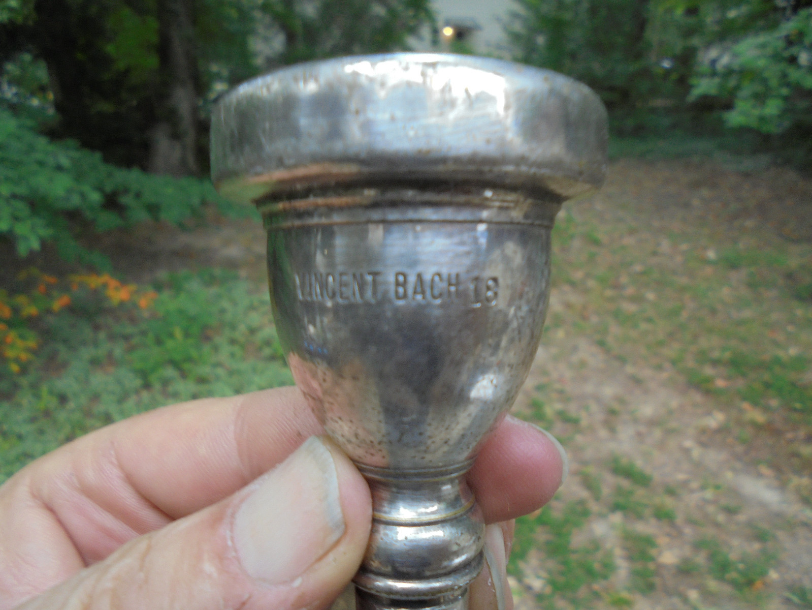 Vincent Bach 18 Mouthpiece with short 1 5/8" Shank 4" long TUBA