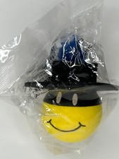 Smiley Face - Masked Cowboy - Black Hat - Antenna Topper - Original Package