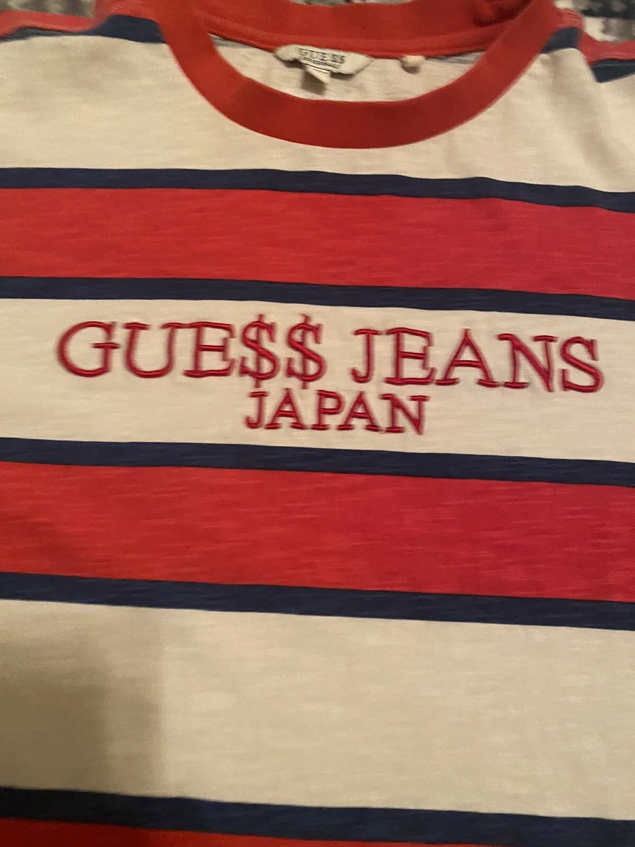 antik en kop interview Guess Jeans Japan x ASAP Rocky Exclusive T Shirt (S) Size Small Tee Red  Blue | eBay