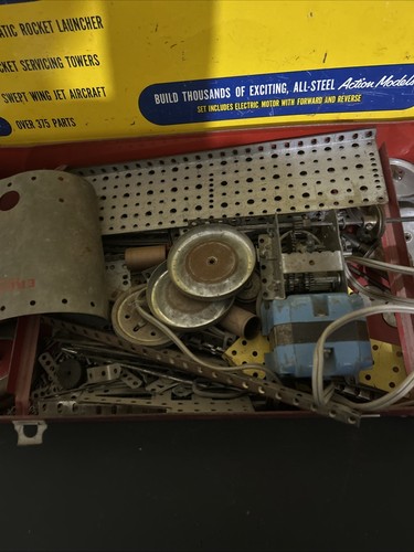 Vintage 1959 Gilbert Erector 10063 Box und Inhalt - Bild 3 von 6