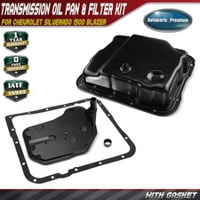 2x Transmission Oil Pan & Filter Kit with Gasket for Chevrolet Silverado 1500