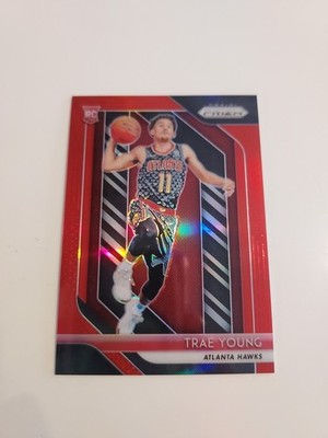   Trae Young RC Panini Prizm True Red 44/299 2018 Atlanta Hawks & Wizards